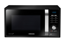 Samsung Black MWF300G Solo Microwave Oven with Healthy Cooking, 23 L