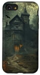 iPhone SE (2020) / 7 / 8 Haunted Manor Gothic Spooky Halloween Bats Horror Case