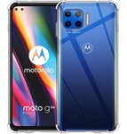 Tumundosmartphone Coque TPU Gel Antichoc Transparent pour Motorola Moto G 5G Plus