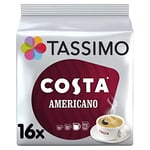 Tassimo Costa Americano Coffee Pods, Pack of 16