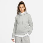 Nike Hettegenser NSW Phoenix Fleece Pullover - Grå/Hvit Dame Hettegensere female