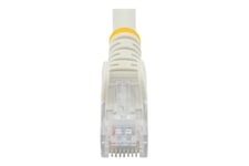 StarTech.com 50cm CAT6 Ethernet Cable, 10 Gigabit Snagless RJ45 650MHz 100W PoE Patch Cord, CAT 6 10GbE UTP Network Cable w/Strain Relief, White, Fluke Tested/Wiring is UL Certified/TIA - Category 6 - 24AWG (N6PATC50CMWH) - netværkskabel - 50 cm - hvid