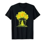 Retro Atomic Bomb Nuclear Cloud Against Nuclear Tests Day T-Shirt