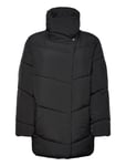 Vilouisa L/S New Padded Short Coat/Su/Pb Black Vila