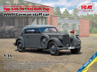 ICM 1/35 Typ 320 (W142) Soft Top - WWII German Staff Car