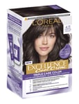 L'oréal Paris Excellence Cool Cremé 4,11 Ultra Ash Brown *Villkorat Erbjudande Beauty WOMEN Hair Care Color Treatments Nude L'Oréal