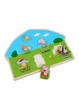 Barbo Toys Peppa Pig Wooden Peg Puzzle - Play