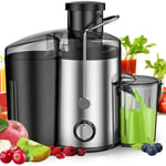 ASDF Fruit Juicer Whole Fruit And Vegetable Extractor, Powerful Dual Speed Settings Extra Wide Feeding Chute Centrifugal Juice Machine, Stainless Steel 2 Speed Modes