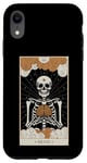 Coque pour iPhone XR Funny Please Use Your Brain Tarot Card Squelette