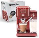 BREVILLE Coffee House III One-Touch VCF147X Coffee Machine In RED RRP £399