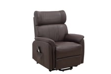 Electric Rise and Recline Leather Lift Chair Armchair Recliner Mobility Riser