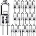 20 st G4 Halogenlampa 20w Dc12v Inomhus Halogen G4 Lampa Kristalllampa