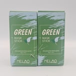 2 Pack Green Tea Mask Stick Facial Cleansing Oil Acne Blackhead Control