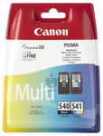 Canon PG-540 + CL-541 Multipack Ink Cartridges Black/Colour (Cyan/Magenta/Yellow