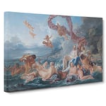 The Triumph Of Venus By Francois Boucher Canvas Print for Living Room Bedroom Home Office Décor, Wall Art Picture Ready to Hang, 30 x 20 Inch (76 x 50 cm)
