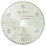 Bosch 2608642098 BSMUB 80 Tooth Top Precision Circular Saw Blade, 0 V, Silver