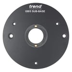Trend Subbase for Festool OF1400 & Bosch POF1400, 170mm Diameter, 8mm Thick, Ideal for Hinge and Lock Jig, GB/5/R