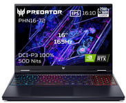 PC portable gaming Acer Predator Helios Neo 16 PHN16-72-963P 16" WQXGA 240 Hz Intel® Core™ i9 32 Go RAM 1 To SSD Nvidia GeForce RTX 4070 Noir Abyssal