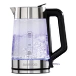 Glass Kettle with LED Illumination 3KW Rapid Boil 1.7L Easy Fill