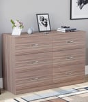 Vida Designs Riano 6 Drawer Chest of Drawers Storage Bedroom Furniture