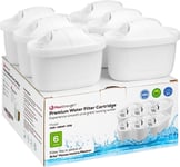 Water Filter Cartridges 6Pc Set Fits Brita Maxtra® & XL Jugs by Max Strength Pro