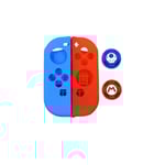 14-i-1 Tillbehörssats för Nintendo Switch med rattgrepp, handtag, silikonfodral, analoga kepsar och Joy-Con-grepp 1 Pair Silicone case