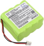 Kompatibelt med Visonic PowerMax 0-9912-L Control Panel, 9.6V, 2000 mAh