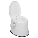 Toilette Portable WC Chimique pour Camping - Blanc - 50*40*42cm