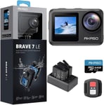 AKASO Brave 7 LE Action Camera with 64GB microSDXC Memory Card - 40M... 