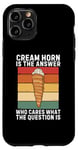 iPhone 11 Pro Cream Horn Is The Answer Who Cares What The Question Is Case