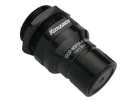 Koolance Qd3 Male Quick Disconnect No-Spill Coupling, Panel Female Threaded G 1/4 Bspp - Koppling Till Vätskekylsystem - Svart