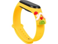 Hurtel Strap Xmas Band För Xiaomi Mi Band 6 / Mi Band 5 Jul Silikonarmband Armband Gul (Hus)
