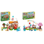 LEGO Animal Crossing Isabelle’s House Visit, Creative Building Toy for 6 Plus Year Old Kids & Animal Crossing Julian’s Birthday Party Creative Building Toy for 6 Plus Year Old Kids