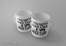 What Happens In The Man Cave Stays In The Man Cave - PS4 Pad - Tea/Coffee Mug