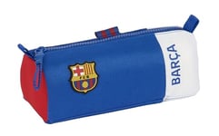 Safta F.C. Barcelona 2nd Equipment – Pencil Case with Zip and Compartment, Children's Pencil Case, Child's Pencil Case, Ideal for School-Aged Children, Comfortable and Versatile, 21 x 7 x 8 cm, Blue