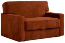 Jay-Be Linea Fabric Cuddle Chair Sofa Bed - Orange