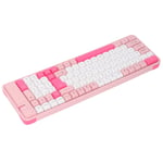 (Pink)2.4G Wireless Keyboard And Mouse Combo Gaming Keyboard And Mouse Set Plug