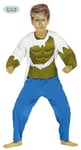 Child's Green Hulk Superhero Costume 3-4 Years