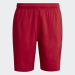 adidas Men's Swimming Shorts (Size XS) Solid CLX CL Red Logo Trunks - New