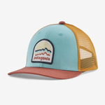 Patagonia Kids Trucker Hat, caps barn Ridge Rise Moon: Skiff Blue 66032 RMBL 2020