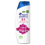 Head & Shoulders 2-en-1 Shampooing Antipelliculaire Et Soin Lisse & Soyeux, Jusqu’à 100% Des Pellicules Éliminées, Cliniquement Prouvé, Testé Sous Contrôle Dermatologique, 480ml