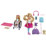 Mattel UK Barbie Chelsea Wheelchair Doll Blonde NEW