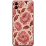 Samsung Galaxy A04 Genomskinligt Skal Rose Bloom