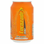 24 x Lucozade Orange 330ml Cans Sparkling Drink Fitness Energy FREE DELIVERY