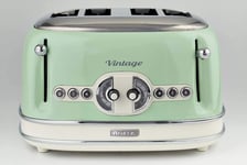 Ariete 156/04-green Toaster which is Designed for Four Slices Vinatge-156/04-green, Green