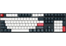 Ducky One 2 Tuxedo tastatur USB QWERTY Engelsk Sort, Rød, Hvit