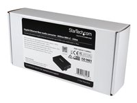 Startech.com unmanaged gigabit fiber media converter - mm/lc low cost