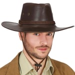 Cowboyhatt Mörkbrun