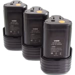 3x Li-Ion Batterie 2000mAh pour outils électriques visseuse Worx WX125, WX382.2, WX382.3, WX540.3, WX677 comme Worx WA3503. - Vhbw