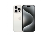 Apple iPhone 15 Pro 15.5 cm (6.1&quot ) Dual SIM iOS 17 5G USB Type-C 128 GB Titanium, White